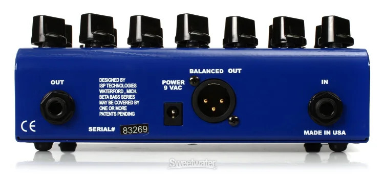 ISP Technologies Beta Bass Preamp Pedal