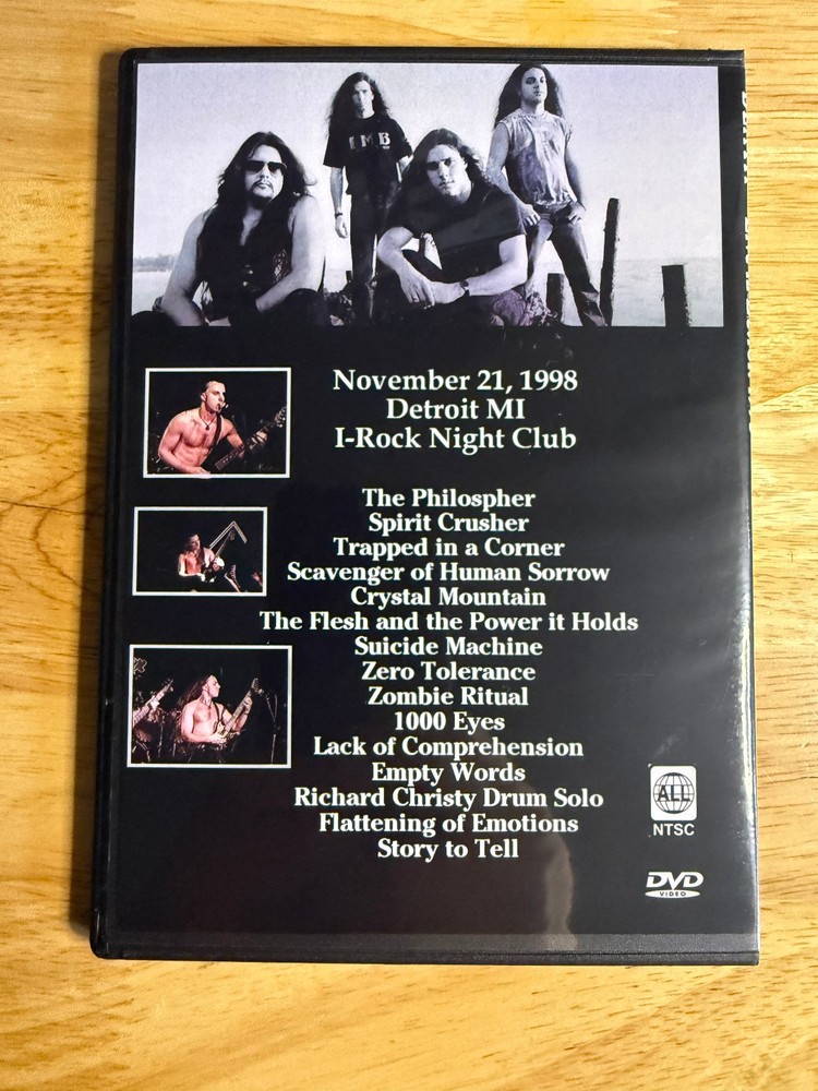 Death - Spritual Symbolic Perseverance - Live DVD Bulk LOT of 6 Chuck Schuldiner