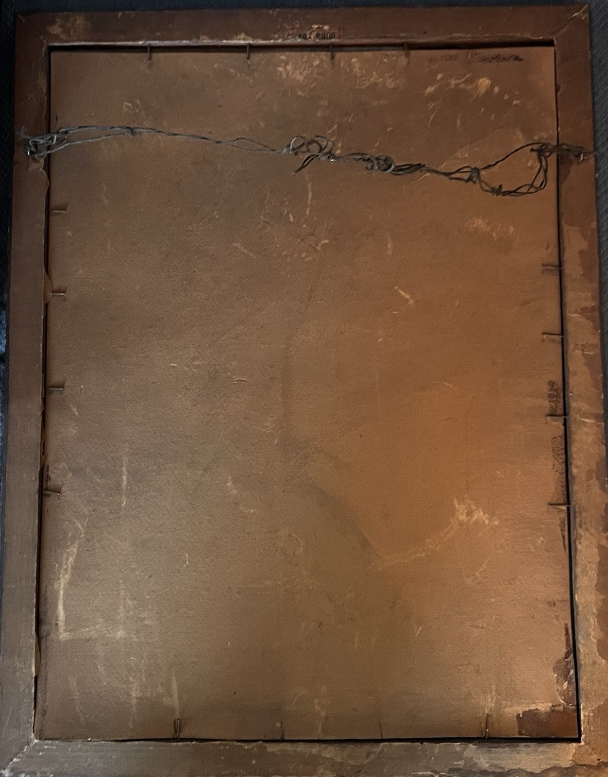 Rare 1917 WWI Marines March w/ American Flag Poster - Framed 22”x 17” Original