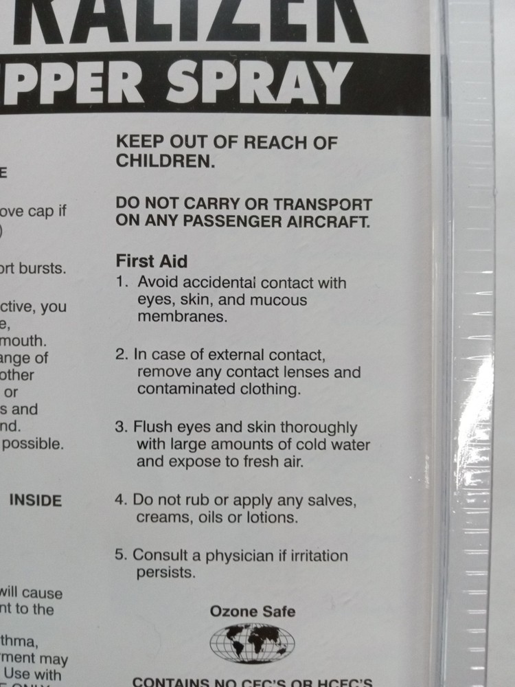 Neutralizer Red Pepper Spray (Purple)