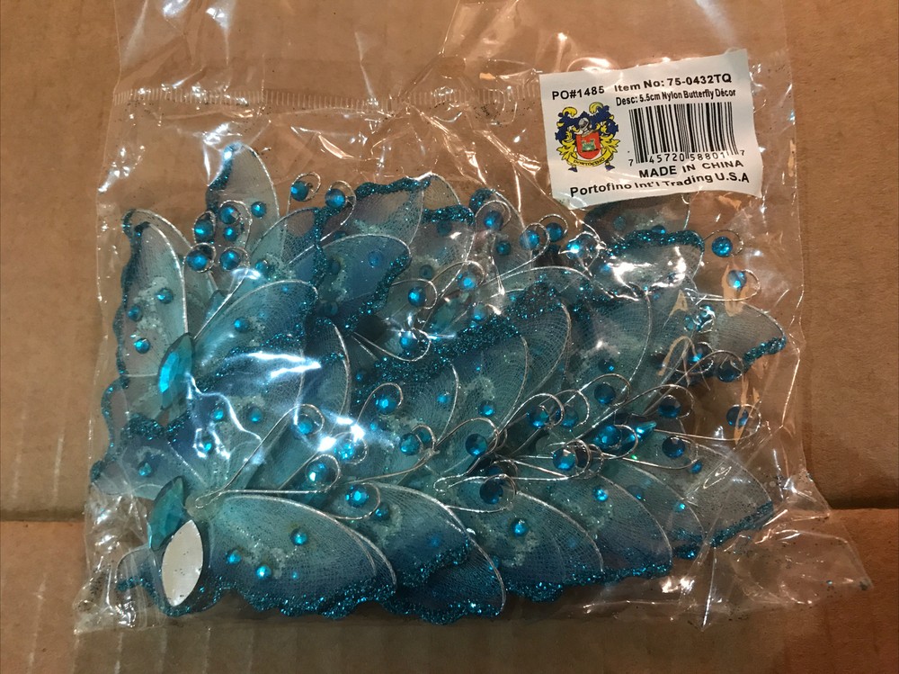 Blue Butterfly Decor