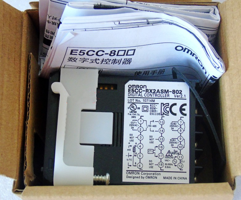 OMRON E5CC-RX2ASM-802 Temperature Controller E5CCRX2ASM802 New In Box #