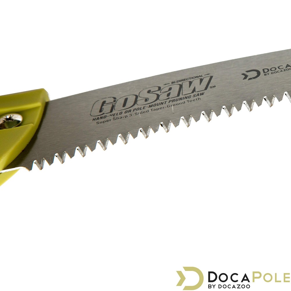 DOCAZOO, GoSaw" Combination Extension Pole-Mounted Attachment & Hand-Held Pru...