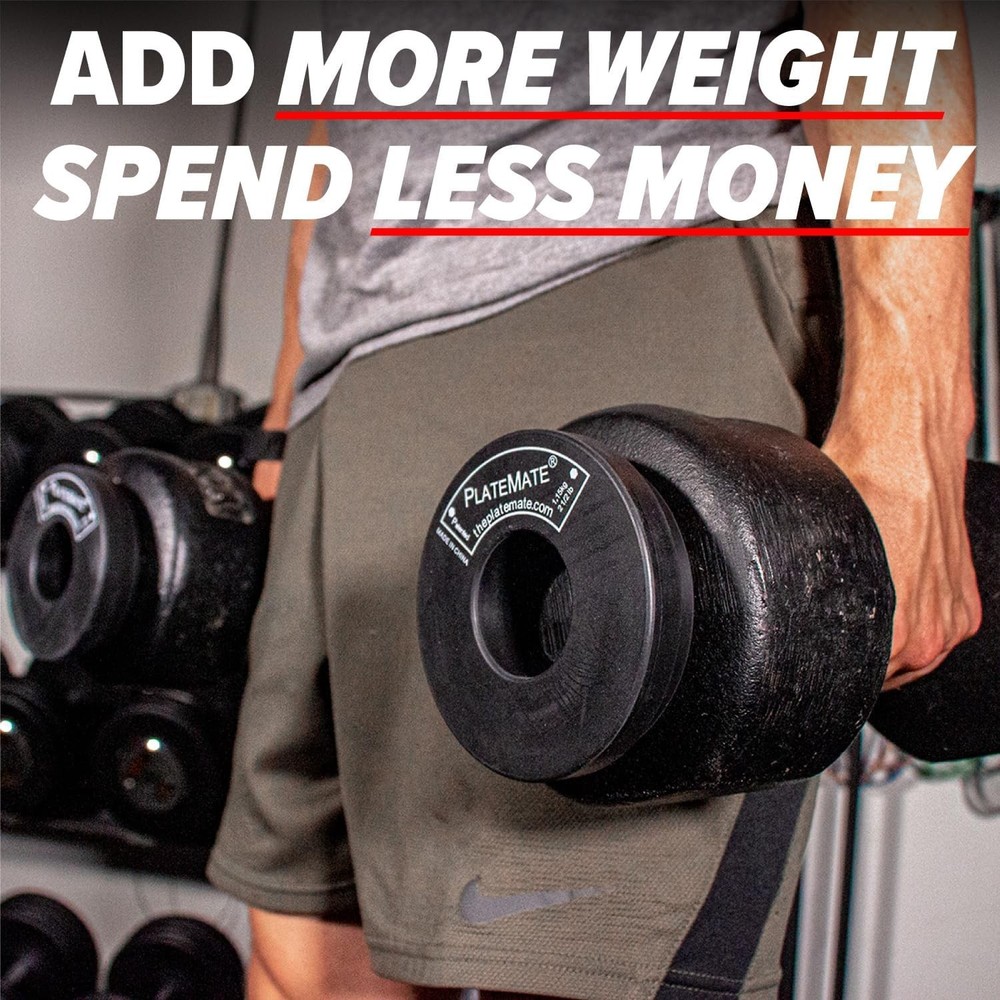 High-Quality 2.5lb Magnetic Donut Weights - 5lb Set, Smart Microloading