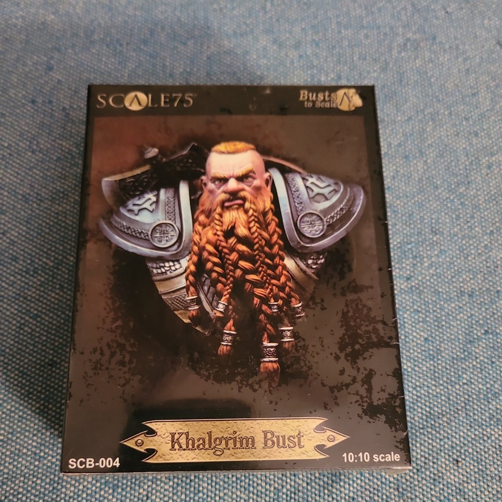 Scale 75 Busts To Scale: Khalgrim Bust / Miniatures Display Bust / Dwarf Bust
