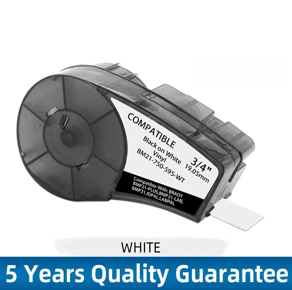 For BD BMP21-PLUS M21-750-595-WT M21-750-499 M21-750-427 Label Cartridge 3/4"