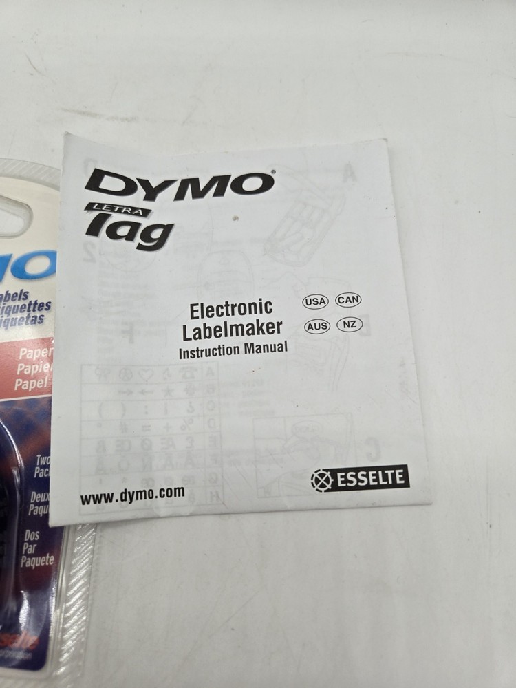 DYMO LetraTag Handheld Portable Electronic Label Machine & Extra Labels