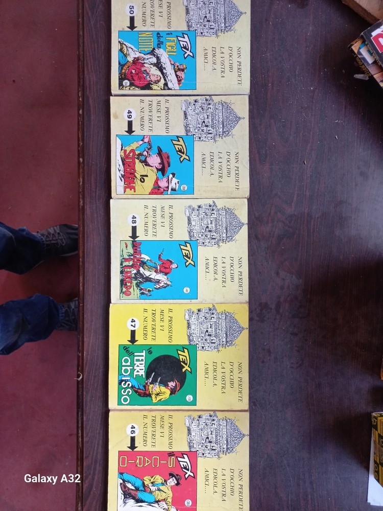 Tex comic from No. 45 to No. 49