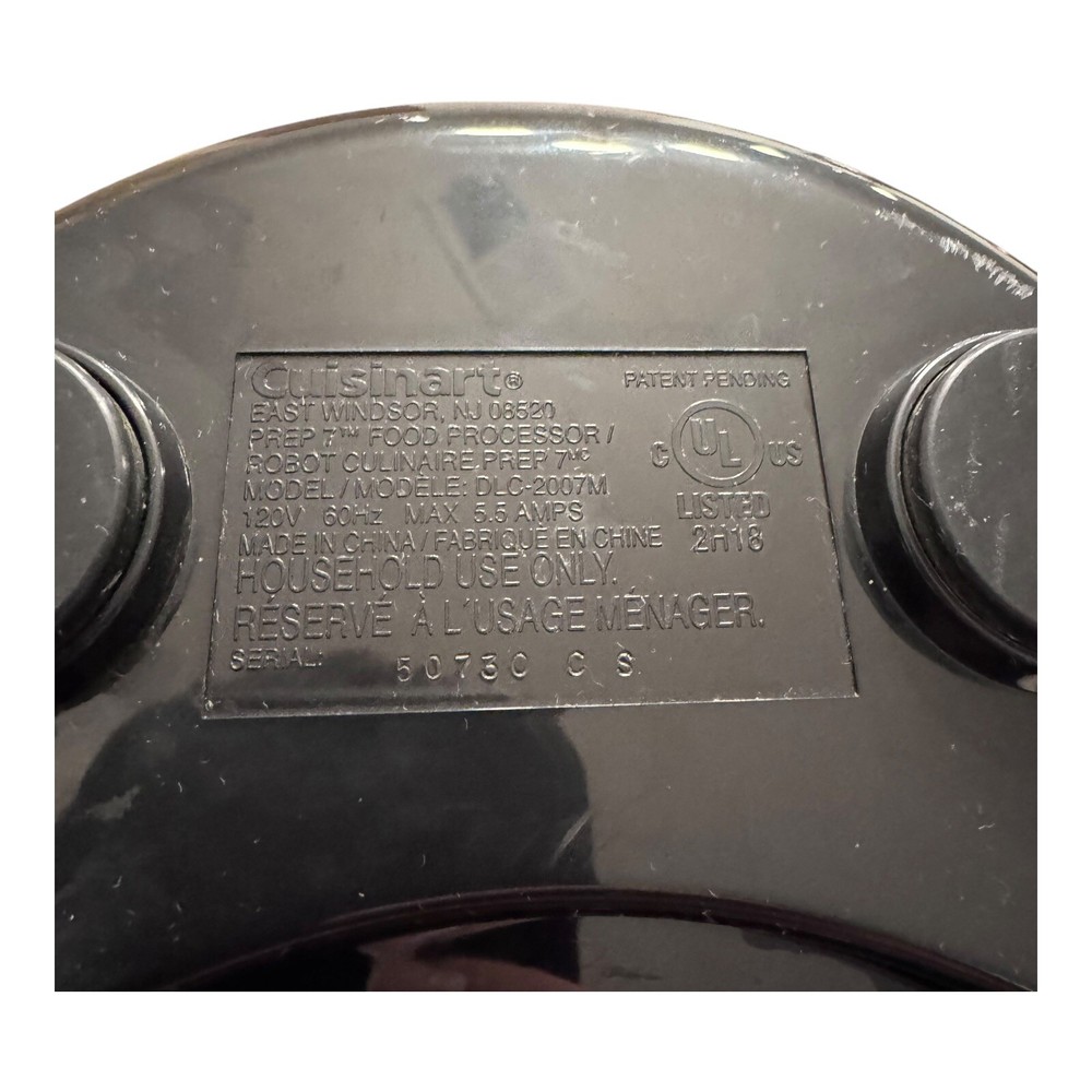 Cuisinart Prep 7 Food Processor DLC-2007N - Motor Base Stand Replacement