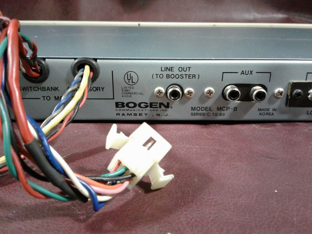Bogen Communications MCP-B Intercom B Program Control Panel