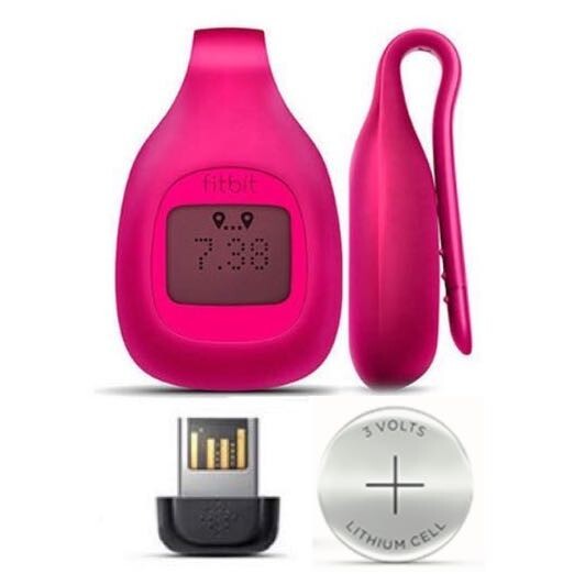 Fitbit Zip Wireless Activity Calories Steps Tracker Clip On Pedometer (Pink)
