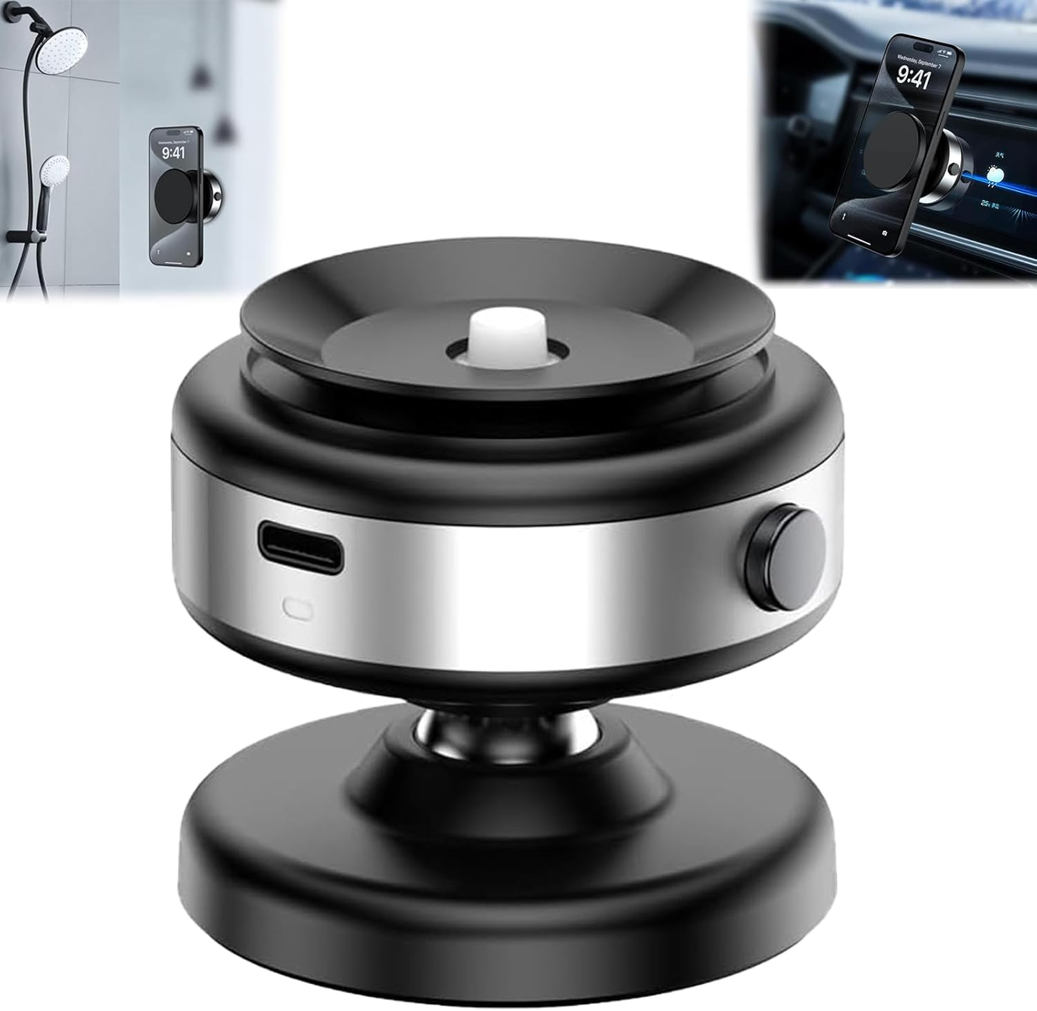 360 Rotatable Car Magnetic Phone Holder, Vacuum Magnetic Phone Holder US