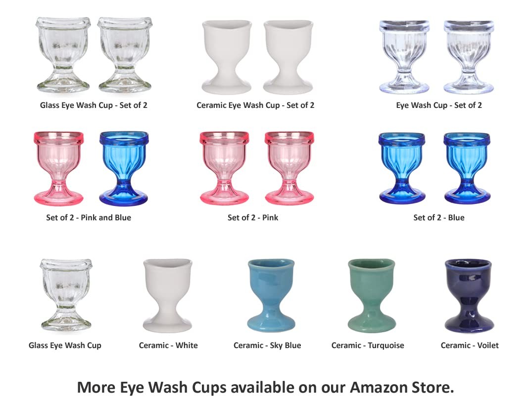 Eye Wash Cup Set of 2 for Keep Your Eyes Clean and Healthy