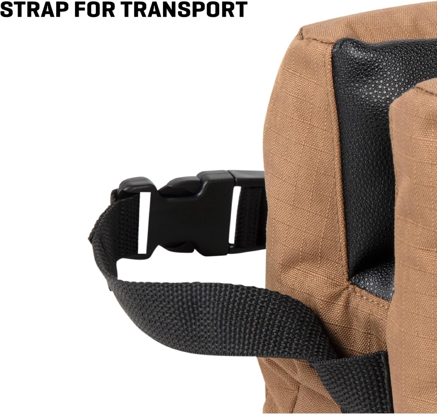 Unfilled Shooting Bench Bag, Tan/Black