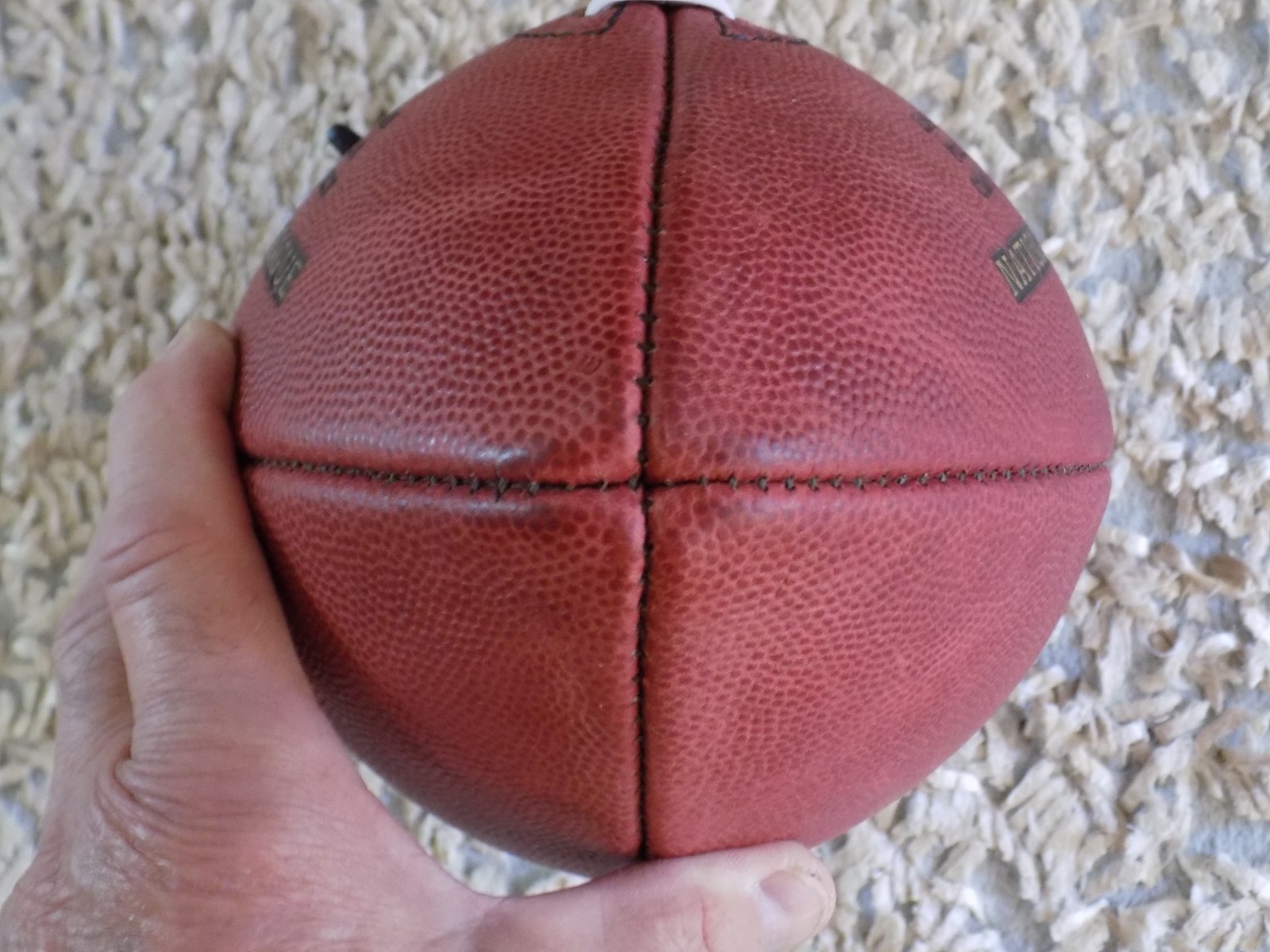 The Duke NFL Wilson Sporting Goods Football Tagliabue Goddell RARE ERROR