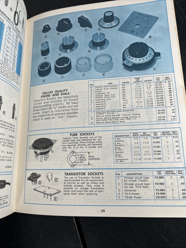 Alectro Handbook Guide Book Catalog Parts Electronics