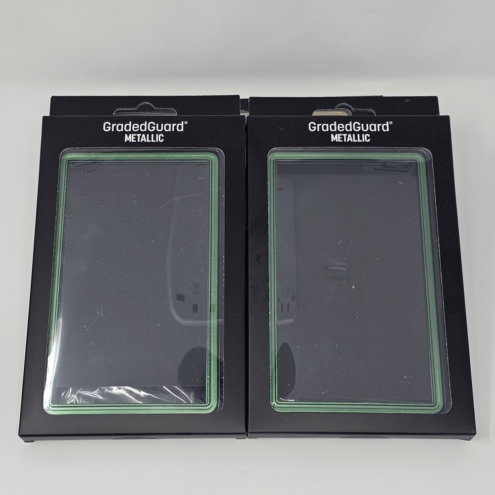 (2) Viridian Metallic GradedGuard PSA Graded Card Case Guard Protector Stackable