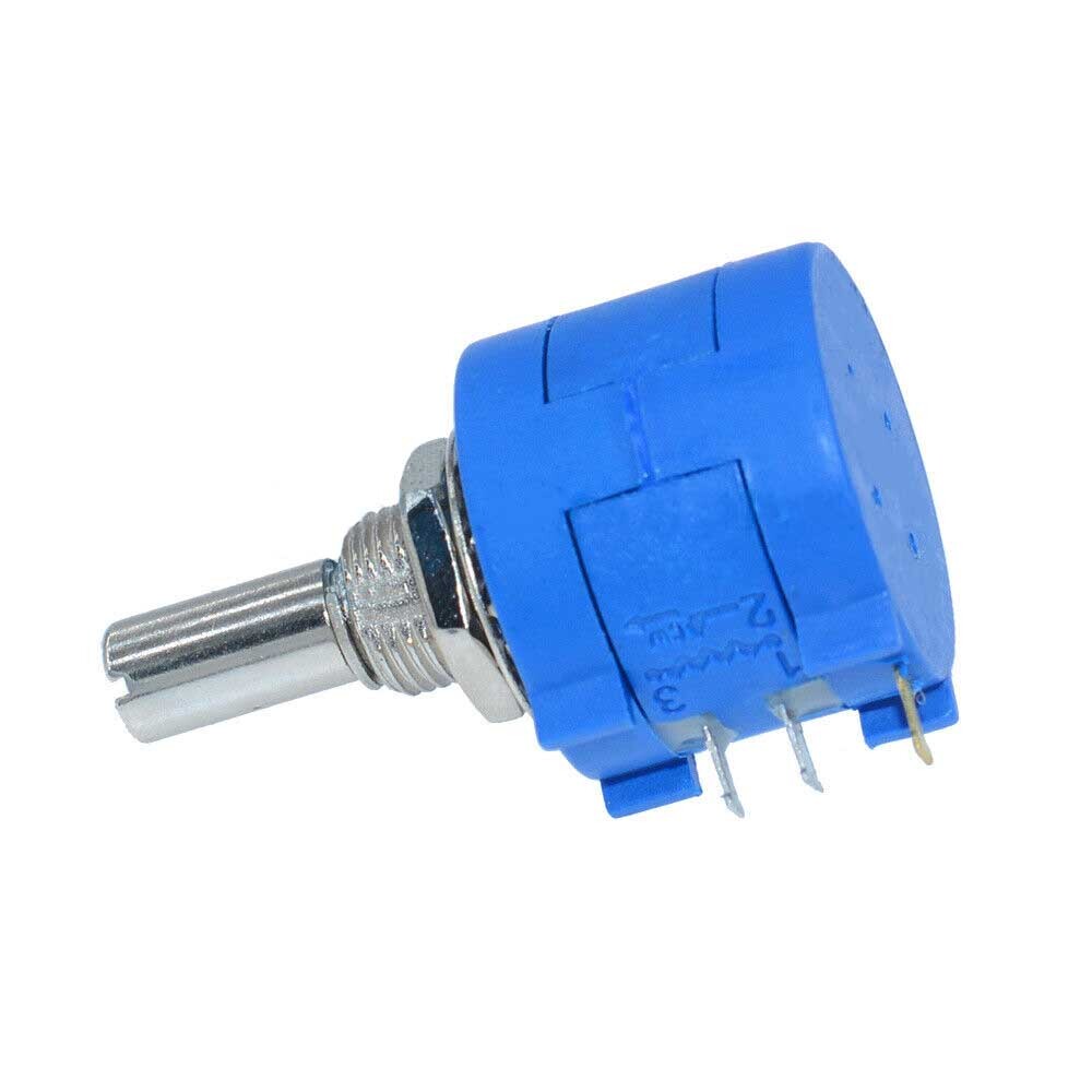 2/4/6Pcs Rotary Potentiometer Variable Dial Resistor Precision Multiturn 10-Turn