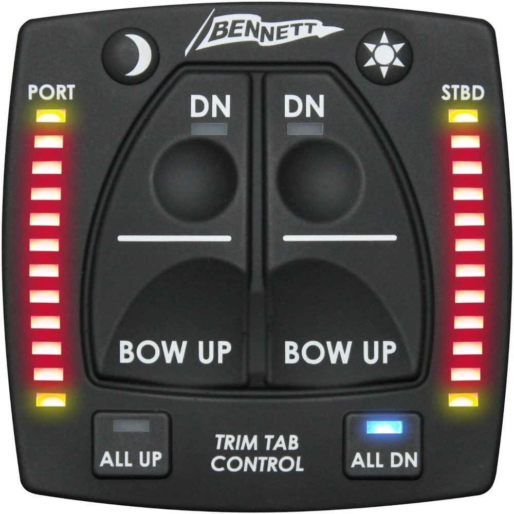 Bennett OBI9000-E Bolt Electric Integrated Trim Tab Control with LED Indicator