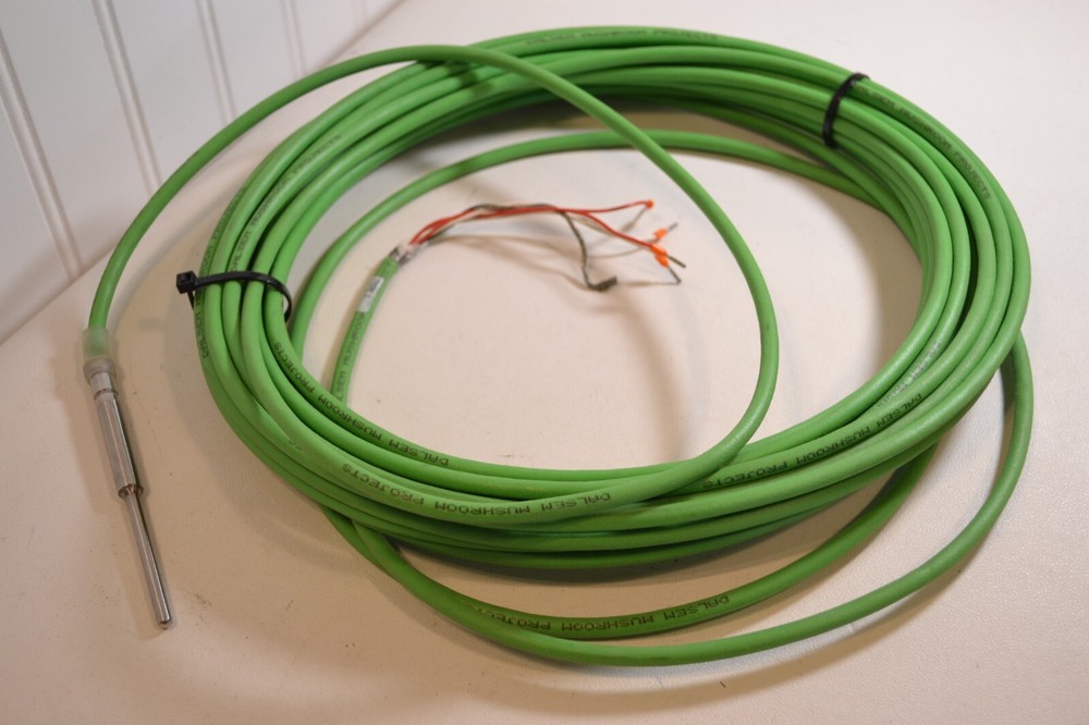Green 15 meter Dalsem Mushroom Projects Temperature Probe