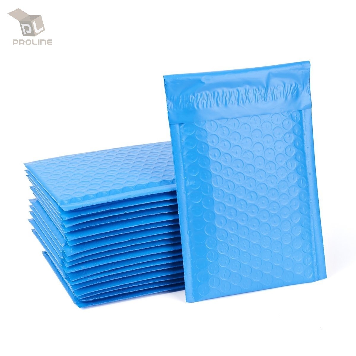 1000 #0 Blue Poly Bubble Padded Envelopes Self-Sealing Mailers 6X10 (Inner 6x9)