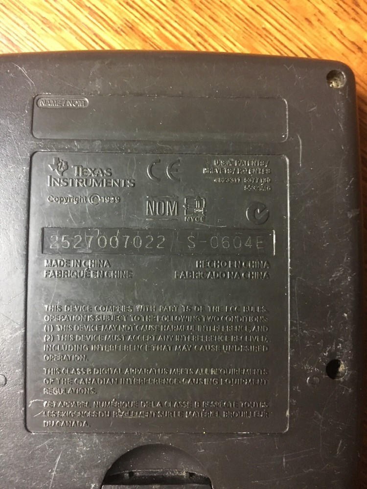 Texas Instruments TI-83 Plus Graphing Calculator - Good Condition.