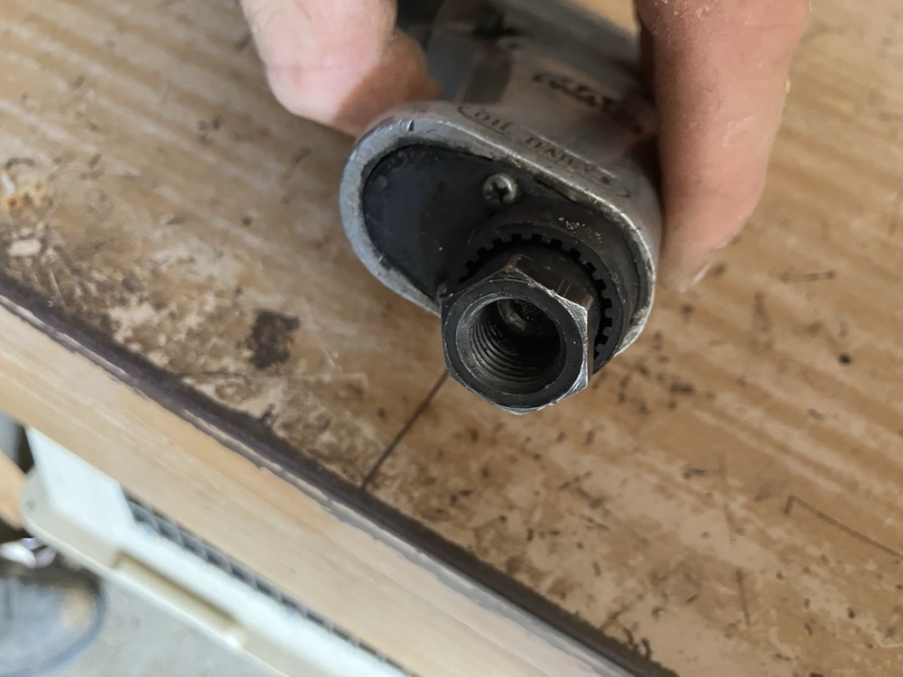 Pneumatic Air Drill Silver Industrial Tool