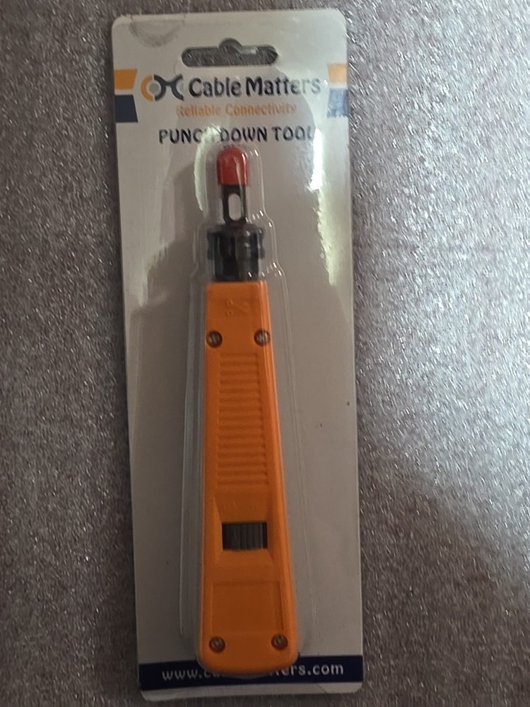Cable Matters 110 Punch Down Tool with 110 Blade, Ethernet PunchDown Tool, Keyst