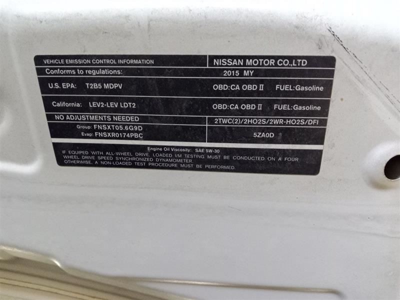 2015 Qx80 Camera/Projector Sku#3762483