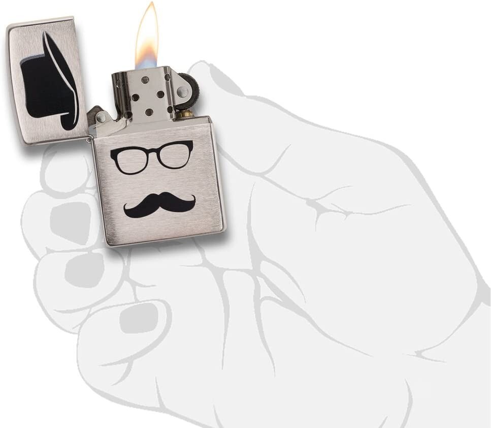 Zippo Invisible Man Brushed Chrome 28648