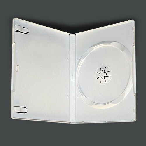 DVD Storage Cases, white, Very Good Condition, 20 count, single disc