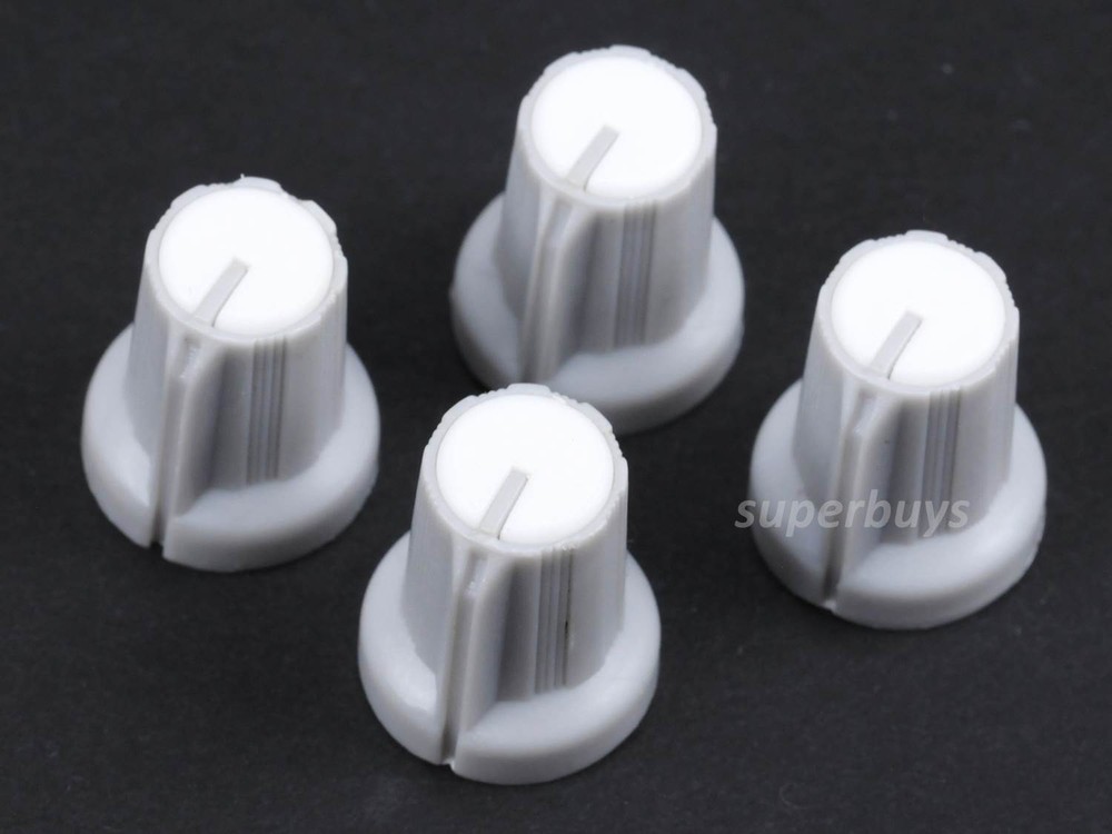 4pcs Small Potentiometer Knob Control Dial Amplifier Loudspeaker Shaft Unit