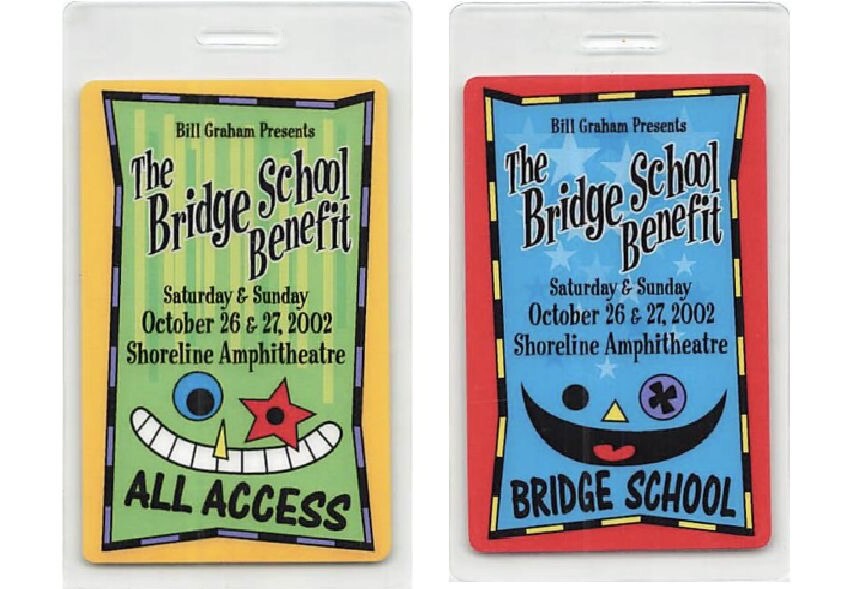 16th Annual Bridge School Benefit Backstage Pass  2002 Bundle 2