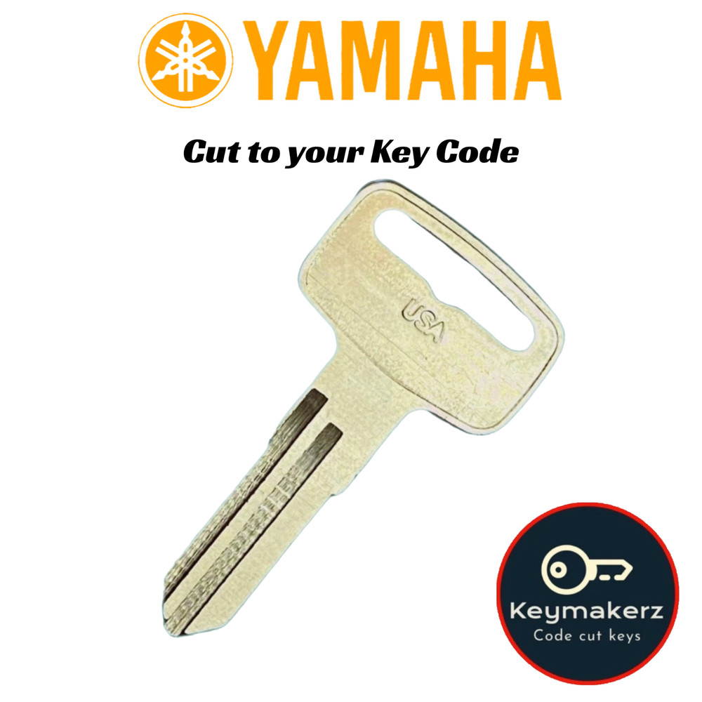 Yamaha Motorcycle Keys Replacement Spare key Cut to Your Key Code 4151-4200