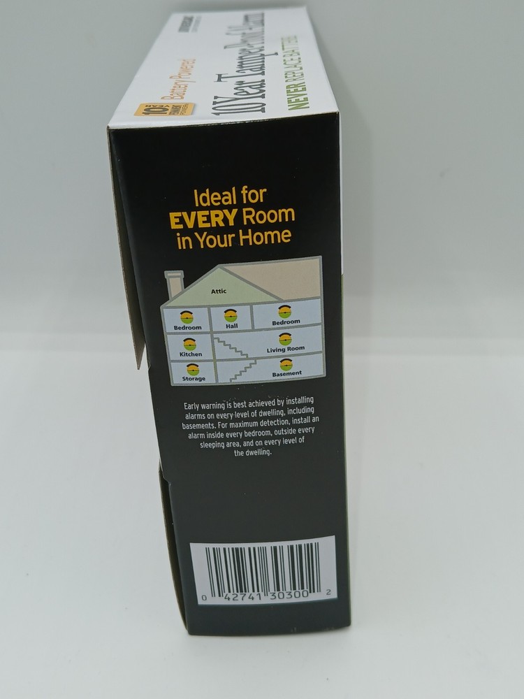 Universal Security Instruments Combination Alarm for Smoke and Fire
