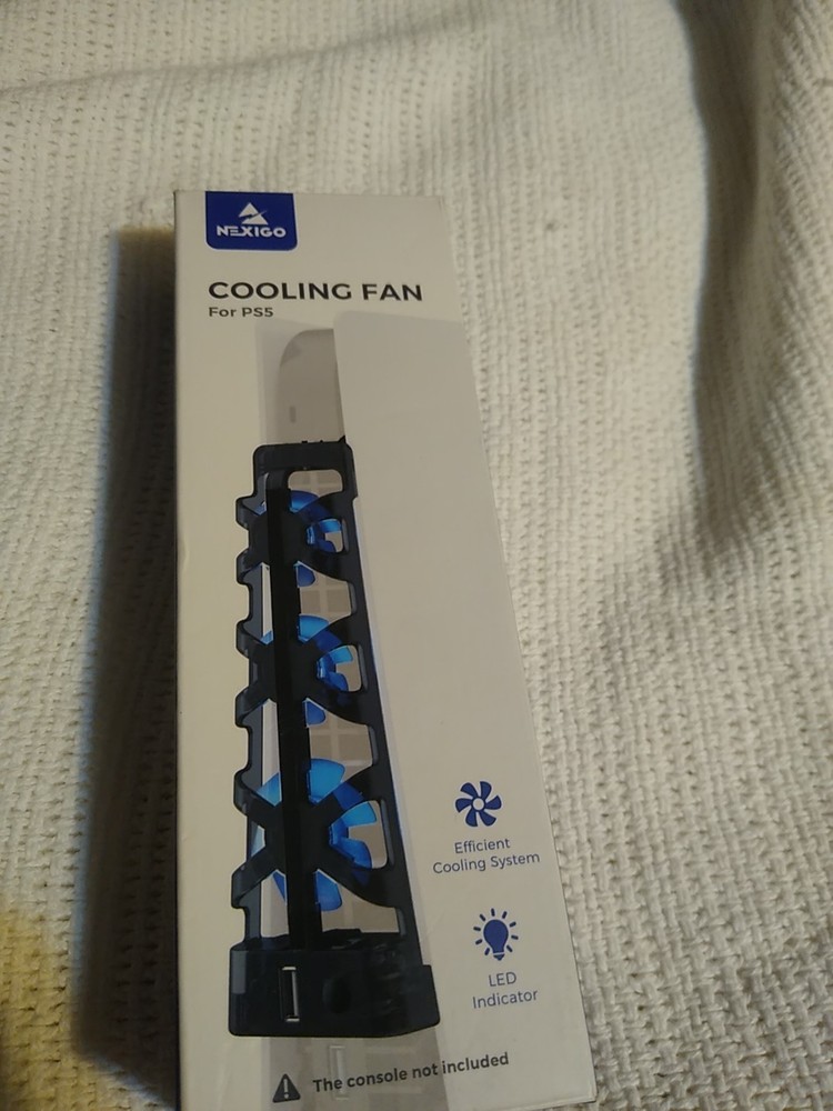 NexiGo PS5 Cooling Fan LED Light NEW SEALED