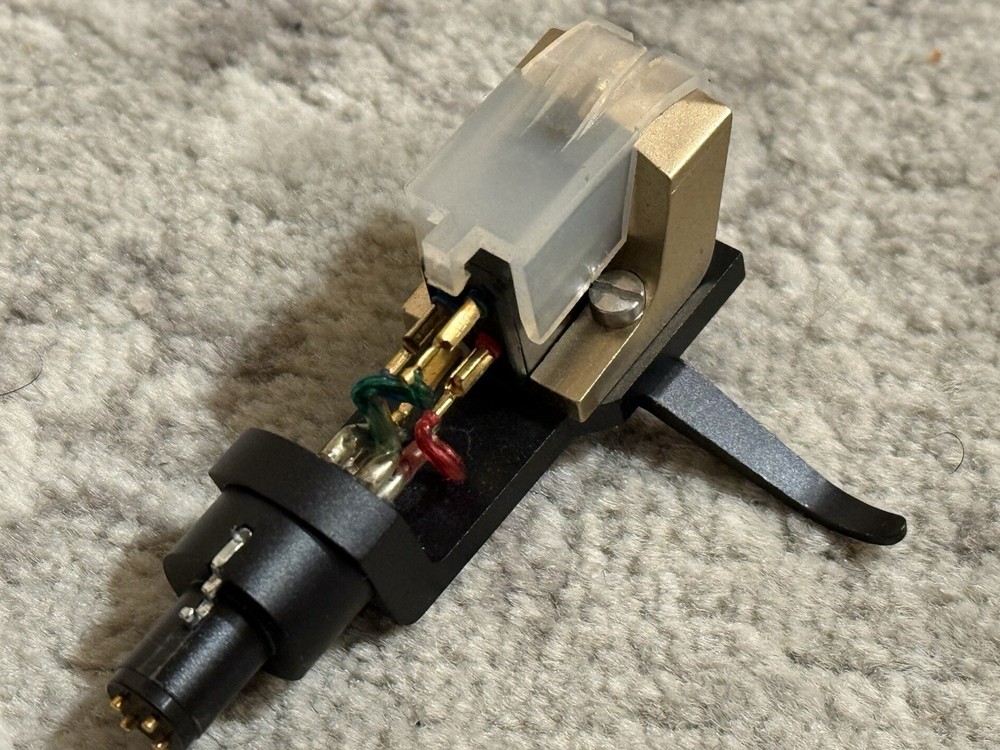 Technics EPC 305MC CARTRIDGE & AUDIOCRAFT HEADSHELL BORON PIPE TESTED & WORKING