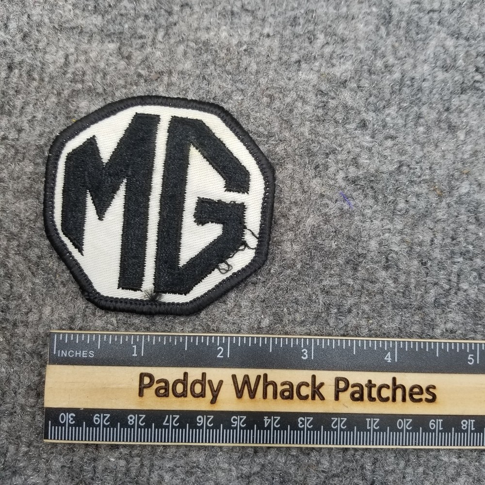 Vintage MG Patch Car Auto AE1a