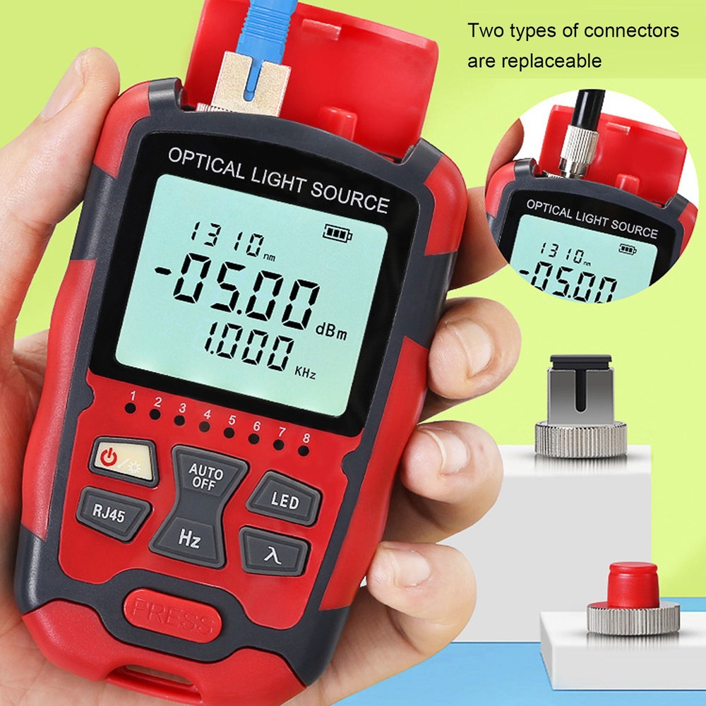 Fiber Optic Stable Light Source Single Mode 1310 1550nm Optical Light Source