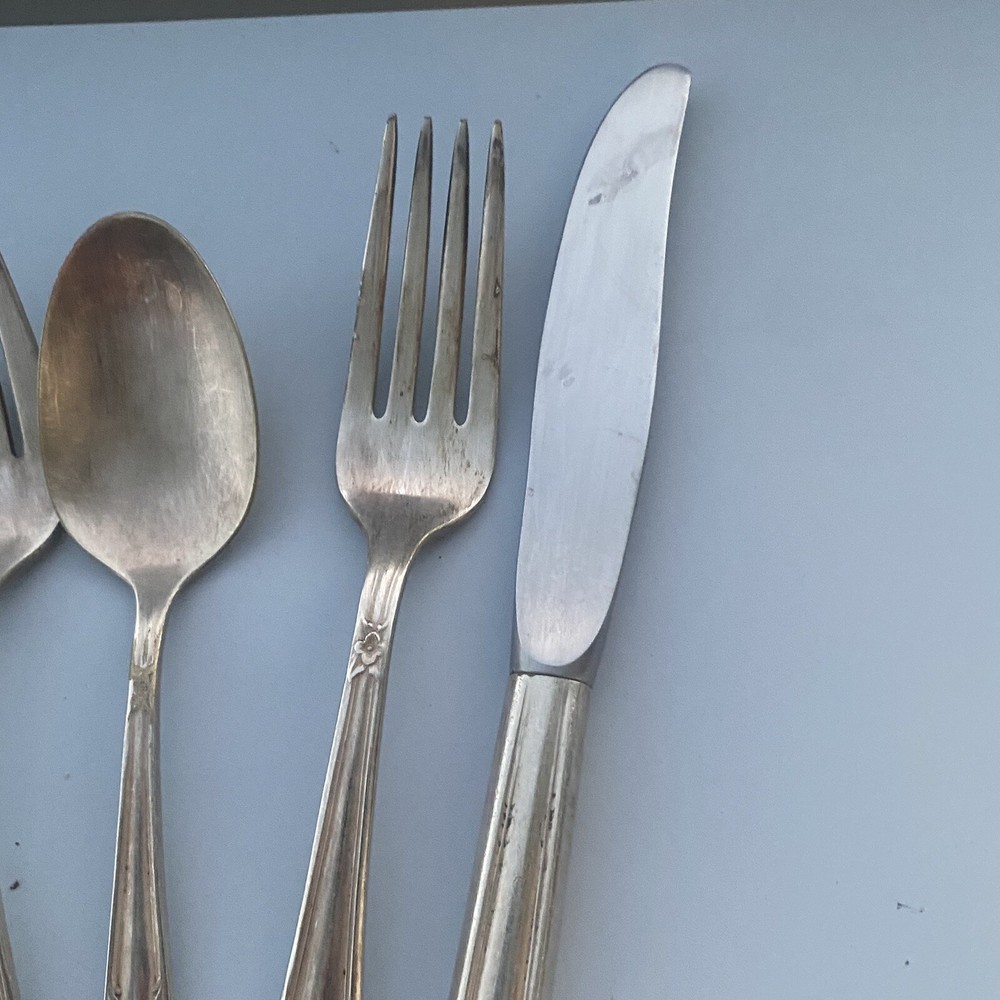 William Rogers International SilverPlate Flatware Lot “Precious Mirror” Pattern