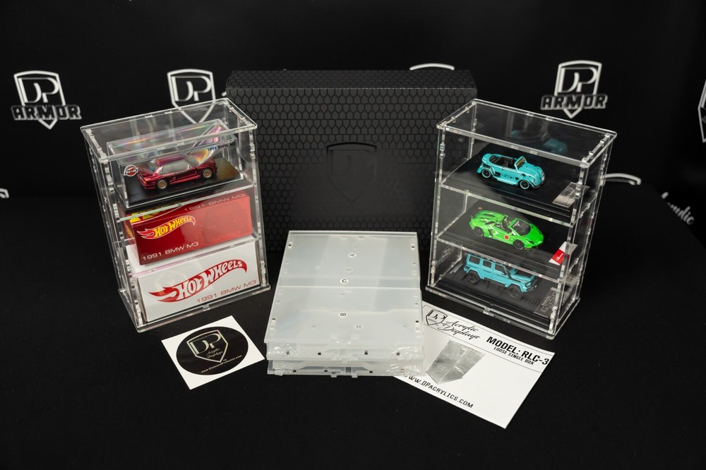 Diamond Protector Hot Wheels Boxed RLC Acrylic Display 2 Pack (RLC-3)