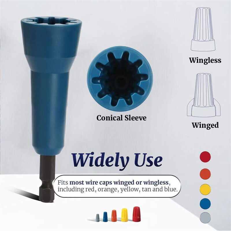 3X Wire Stripping&Twisting Tool Electrical Drill Wire Stripper Cable Nut Twister