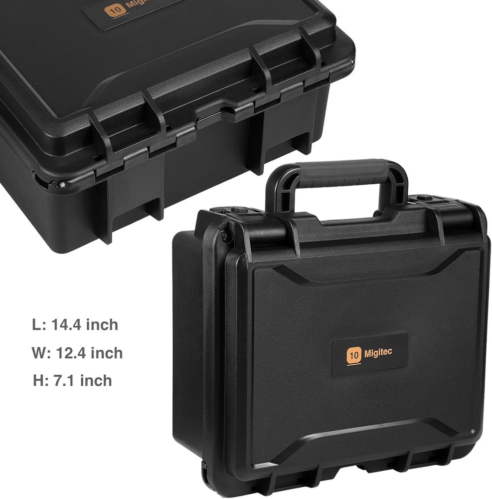 Lightweight Hard-Shell Card Case with Customizable Dividers - 102 Capacity