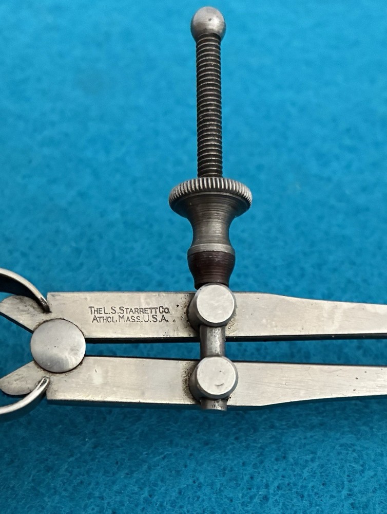STARRETT SPRING JOINT 6 INCH INSIDE CALIPER MADE IN U.S.A. MY REF #13