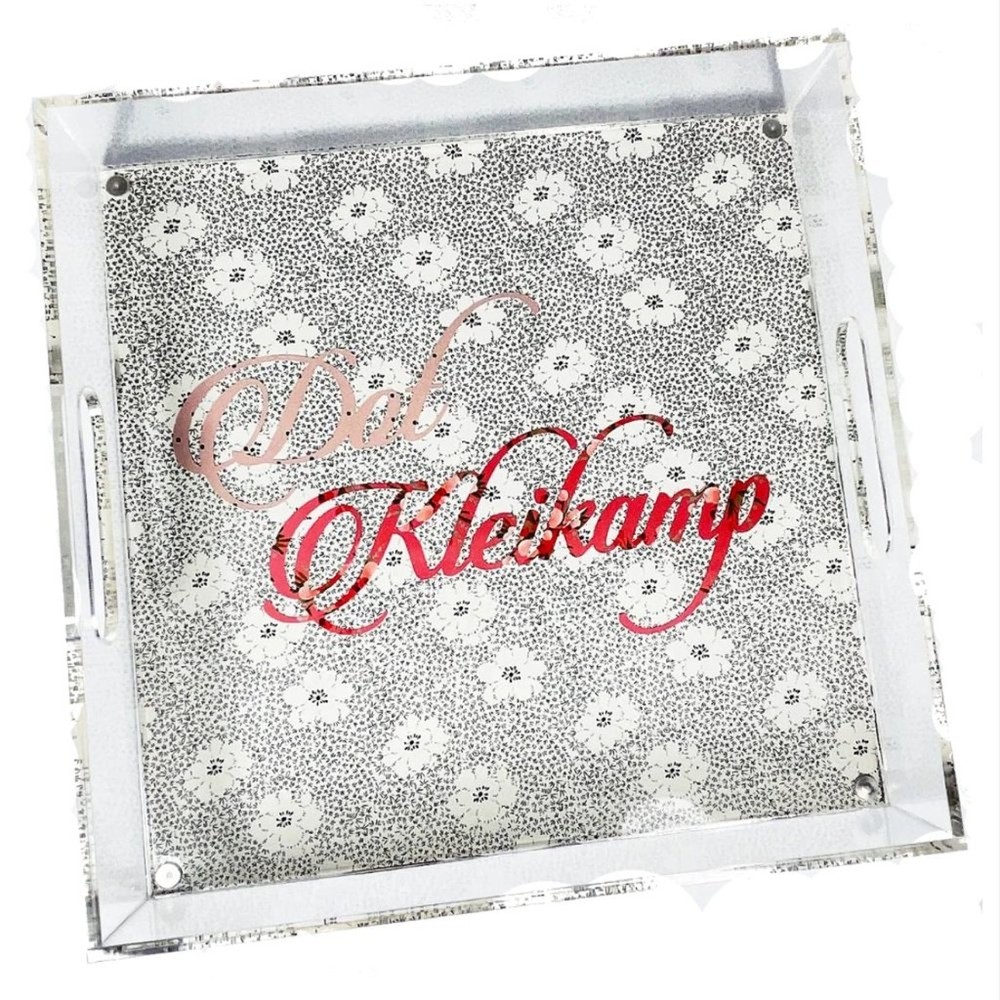 ACRYLIC 12" Square Insertable Tray