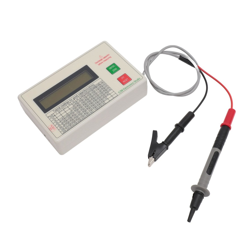 Meter Accurate Shutdown Function Portable Capacitance Tester Kit ⭐