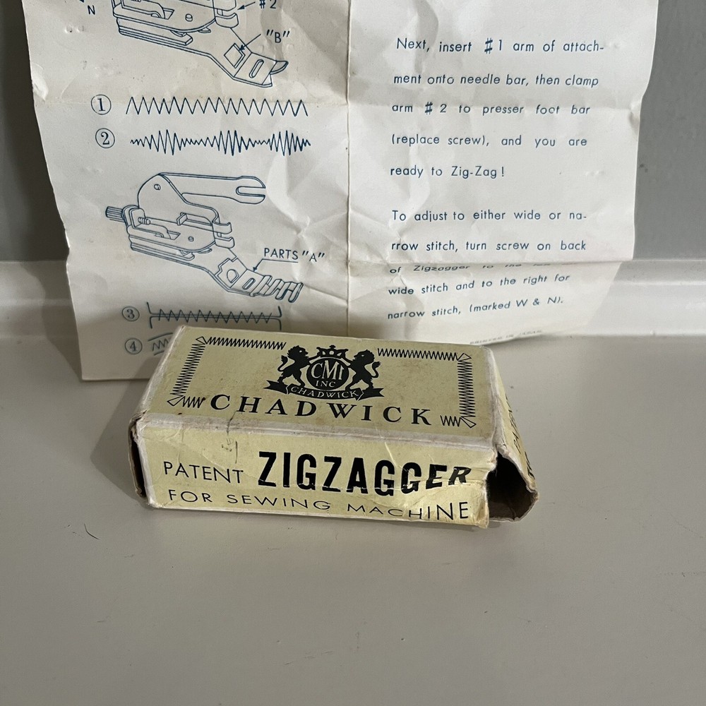 Zigzagger - Chadwick fits the Singer Featherweight
