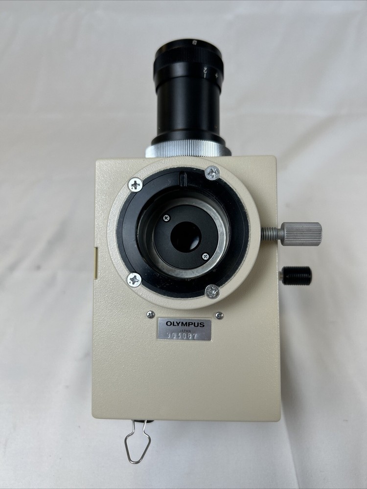 Vintage Olympus Microscope Camera And Adapter