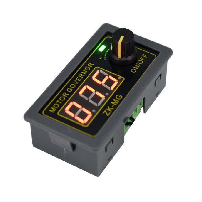 DC 12V 24V 5A DC Motor Controller PWM Adjustable Speed Digital Display Encoder