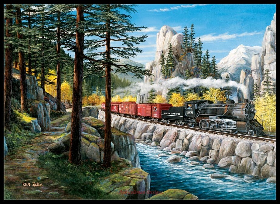 Chart Needlework DIY - Counted Cross Stitch Patterns -  Rounding the Horn